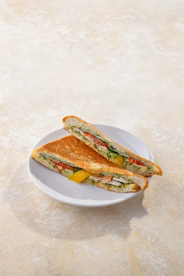 Pesto Chicken Focaccia